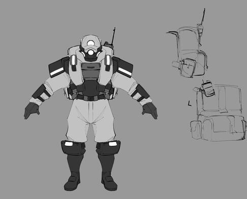 Unused ROR2 Skin Concept Art